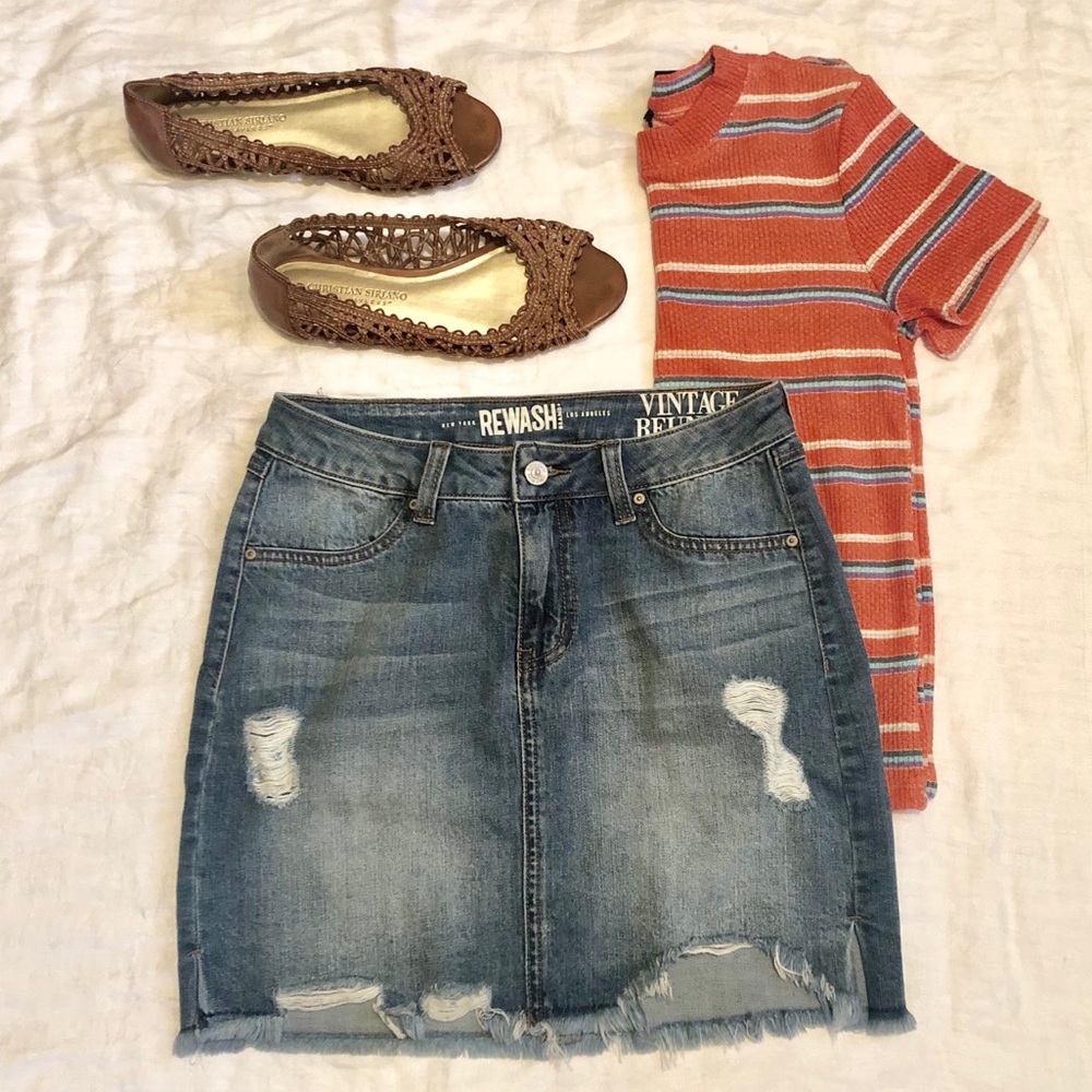 Jean skirt Rewash Brand Vintage Reunion